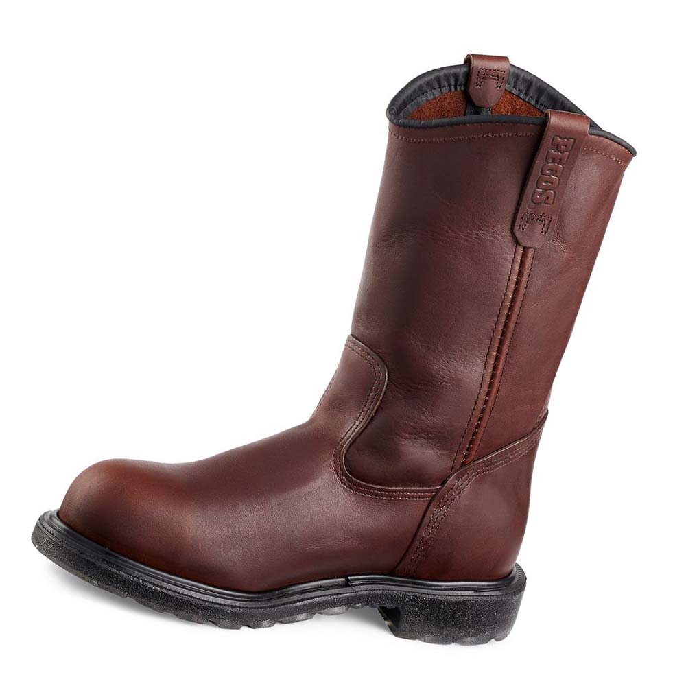 Red Wing SuperSole® 2.0 11-inch CSA Safety Toe Pull On Men's Boots Burgundy | ZA 226XYU